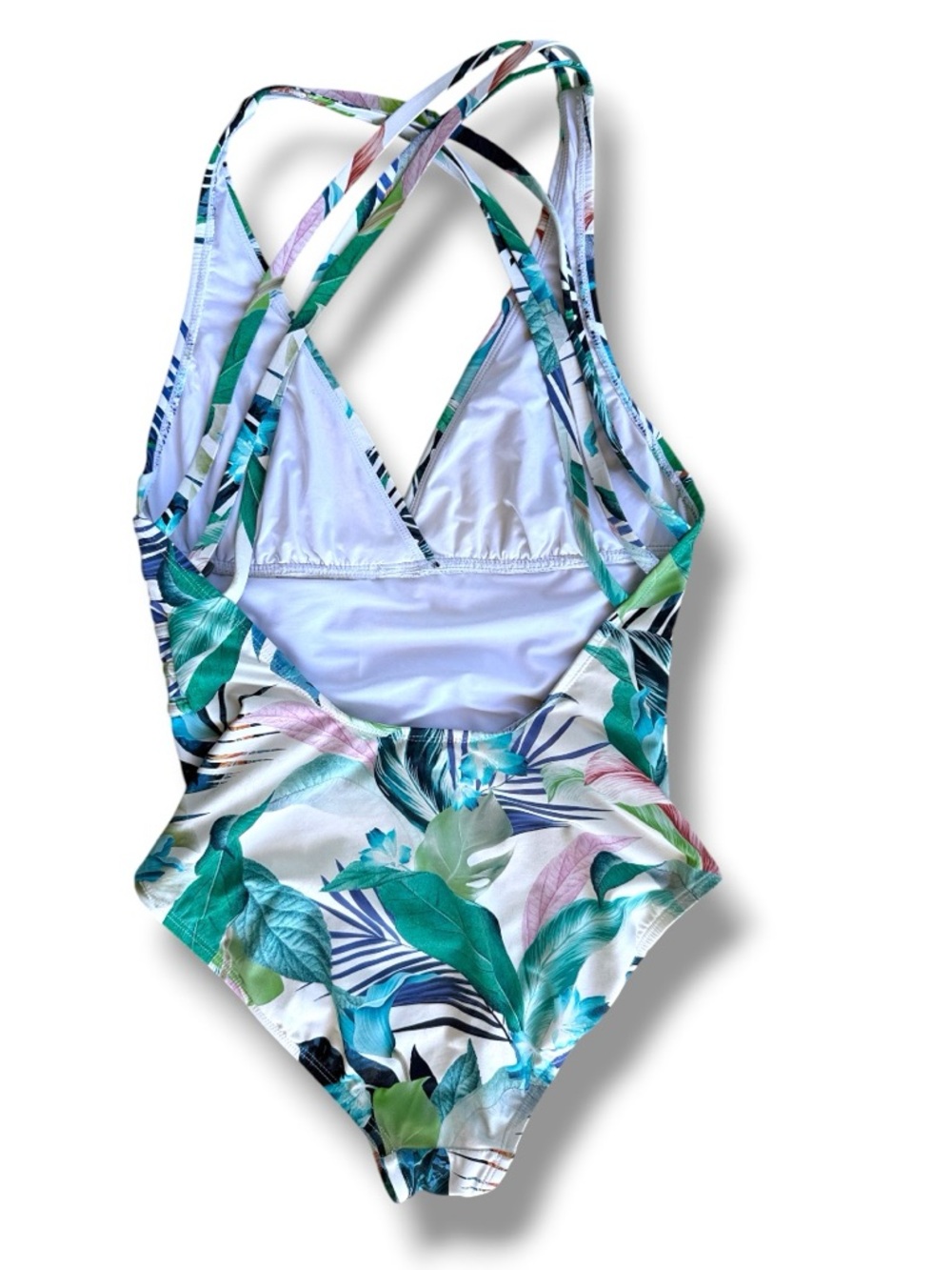La Blanca In The Moment Multi-Strap Cross-Back One Piece Swimsuit Size 10 - Picture 11 of 13